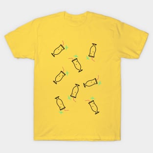 Minimalist Drink Cocktail Pina Colada Collection T-Shirt